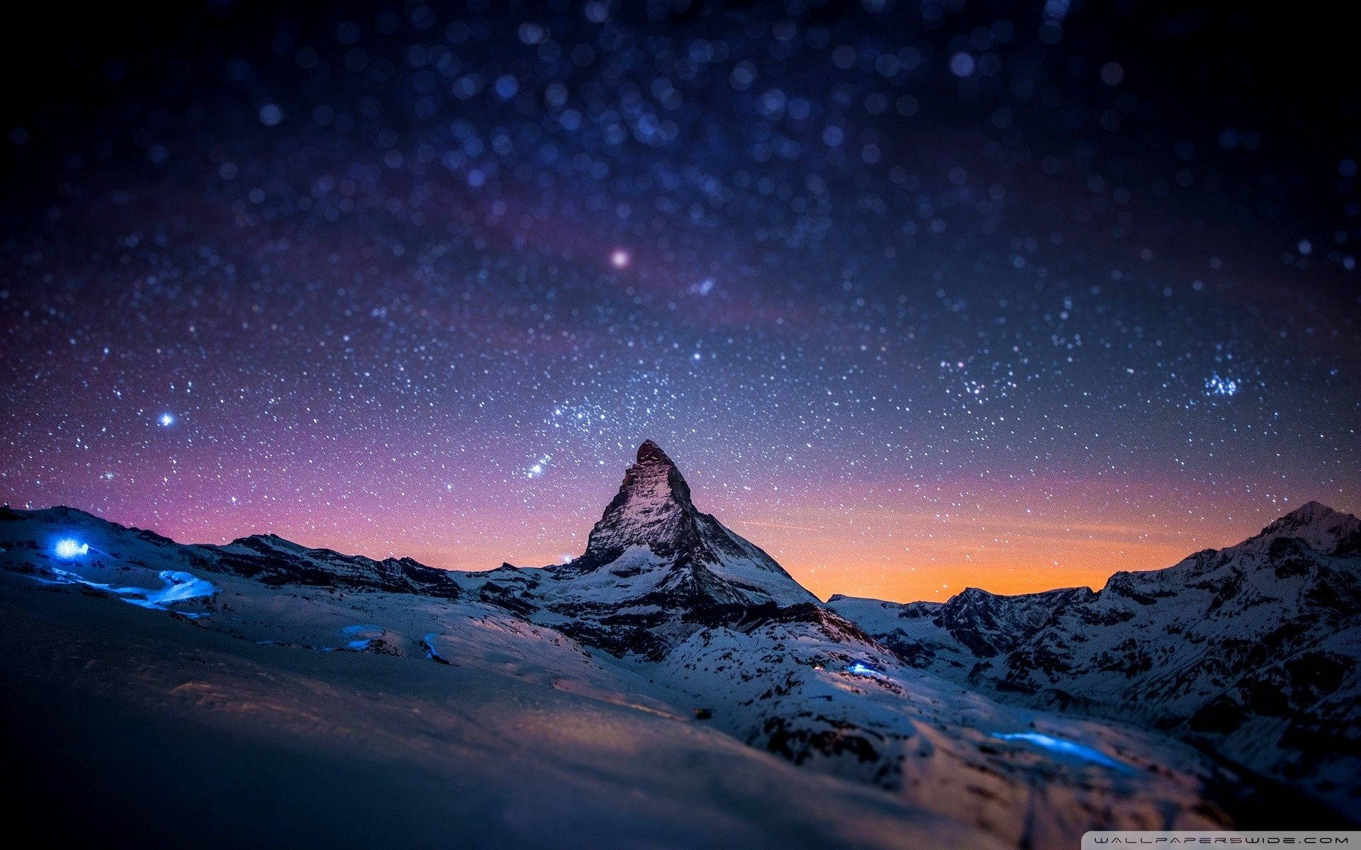 Mountain At Night