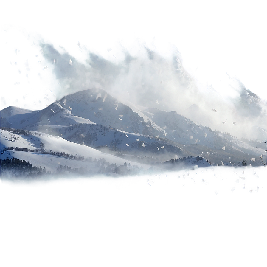 Mountain Blizzard Wind Png 69 PNG