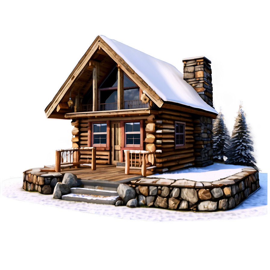 Mountain Cabin Aesthetic Png 11 PNG