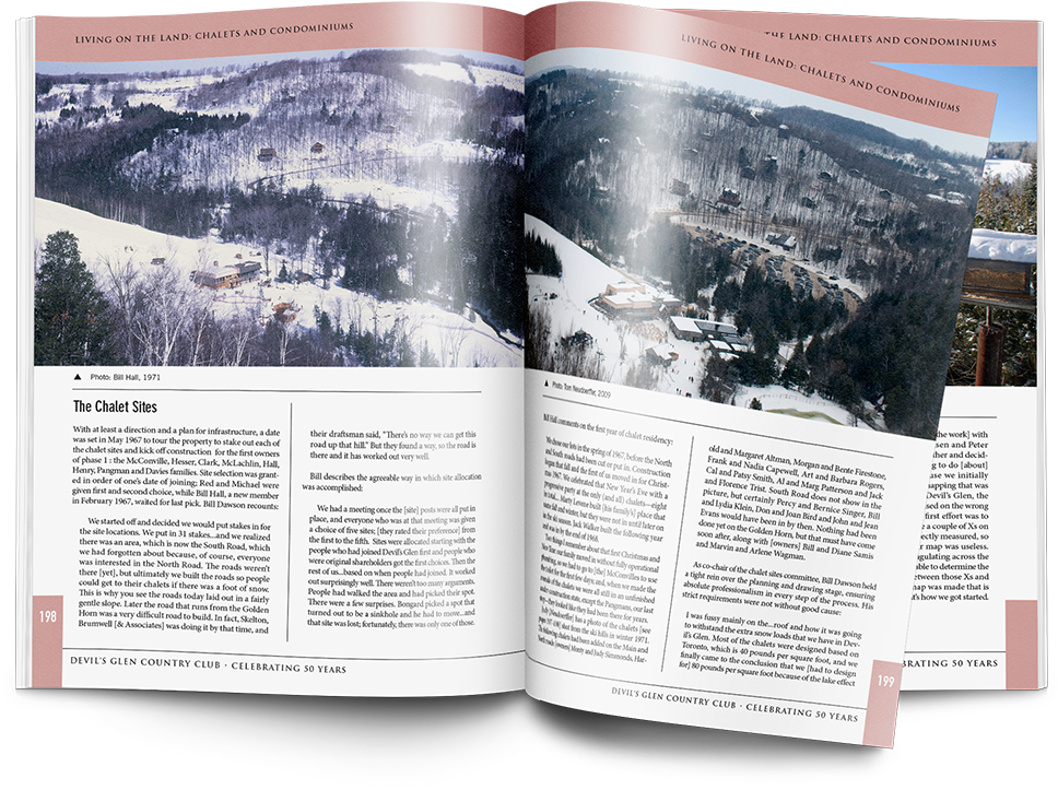 Mountain Chalet Book Spread PNG