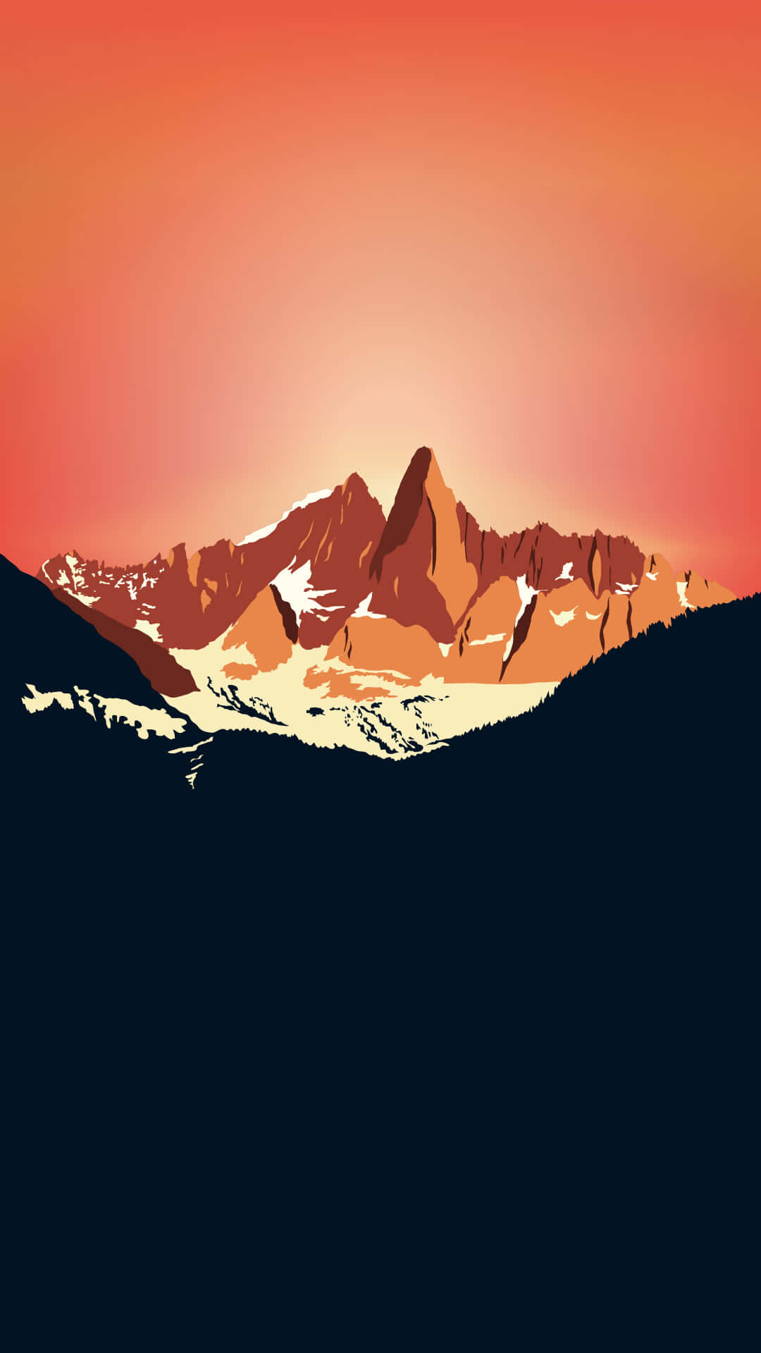 Mountain Designed By A Handy Person Wallpaper