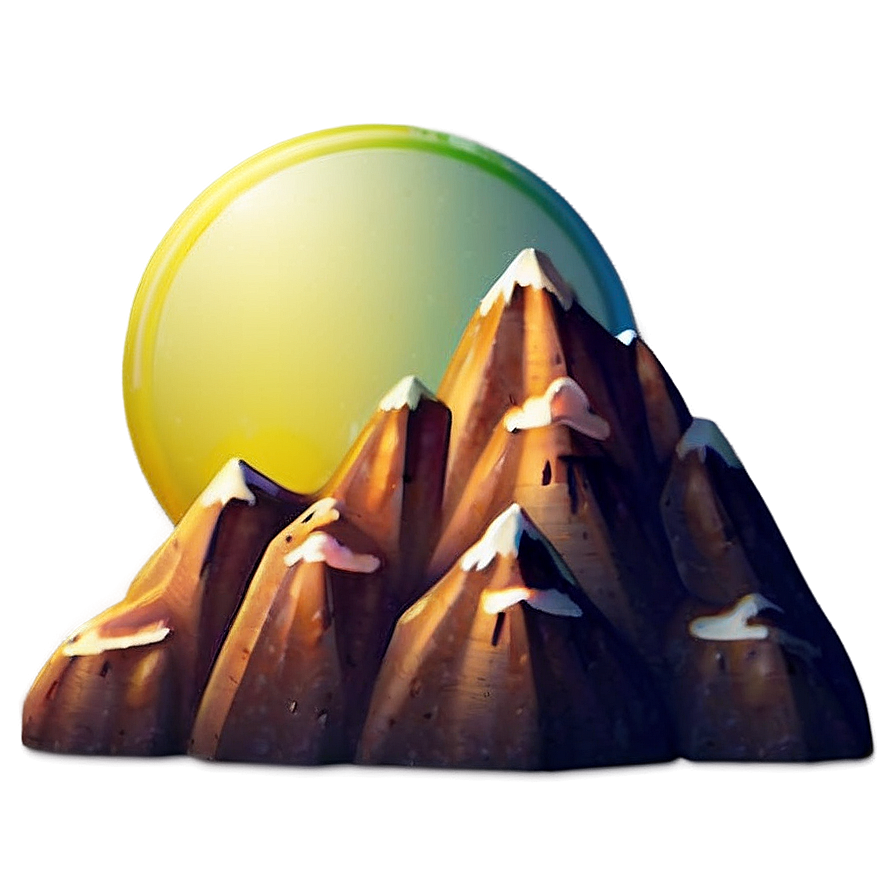 Mountain Emoji Png Ceh83 PNG