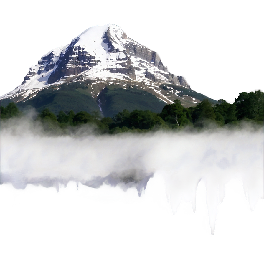 Mountain In The Mist Png 46 PNG