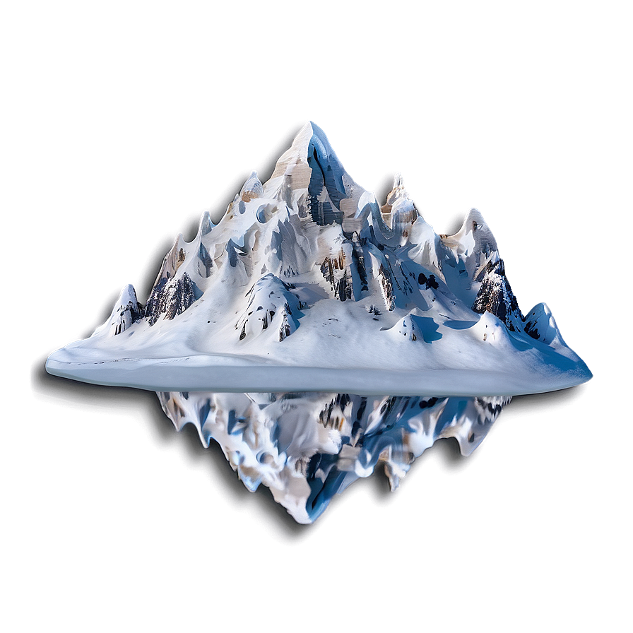 Mountain In Winter Png Yyg PNG