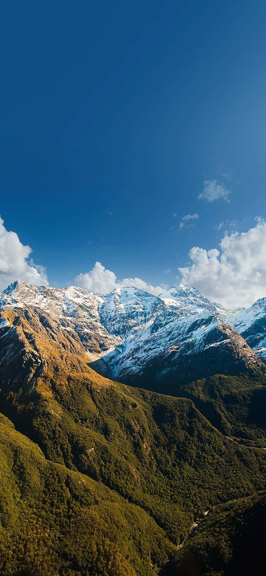Stunning Alpine Landscape on iPhone Wallpaper