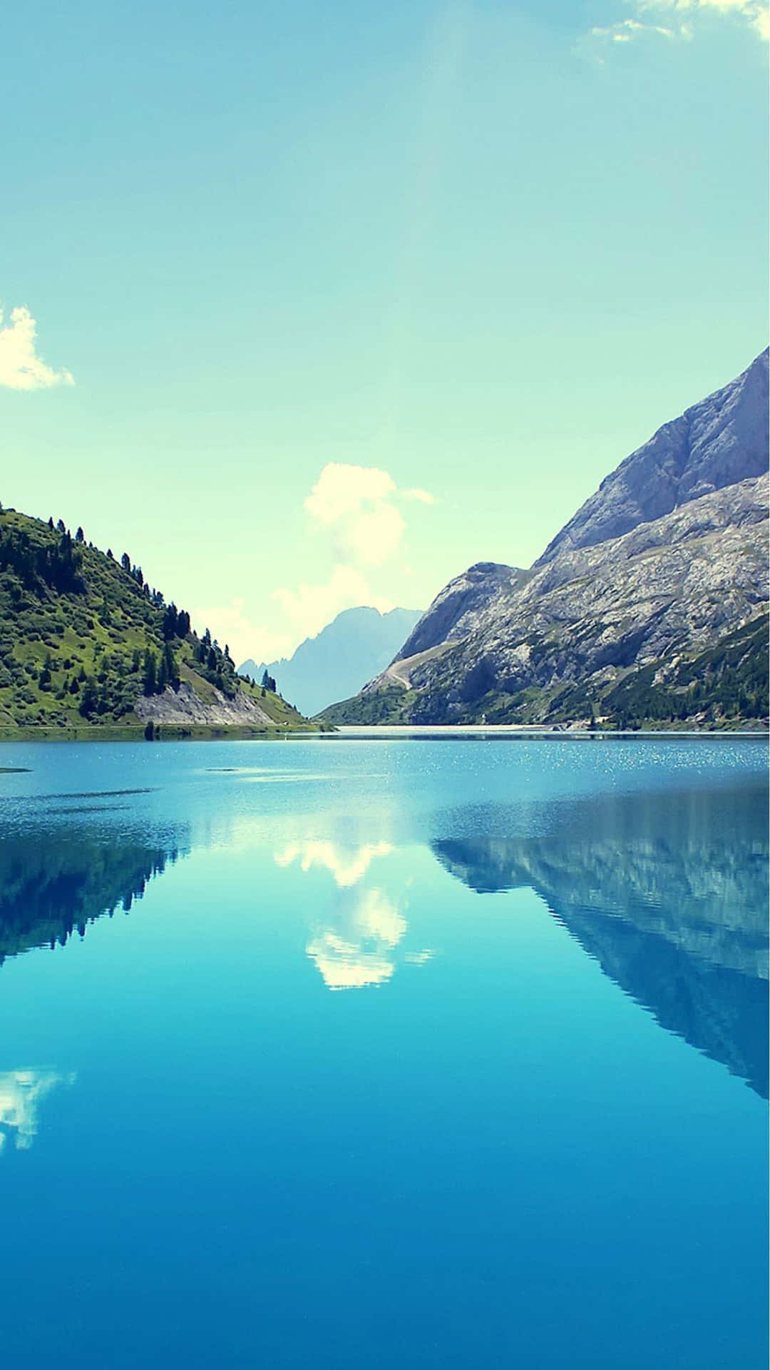 Mountain Lake Reflection Serenity.jpg Wallpaper