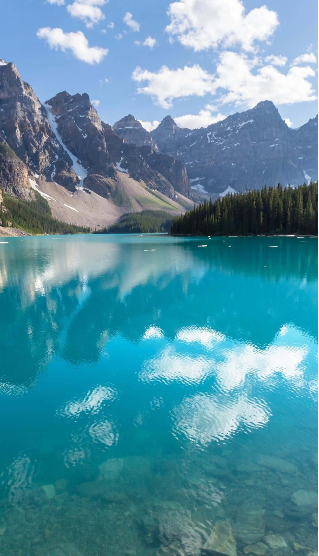 Mountain Lake Reflections Wallpaper