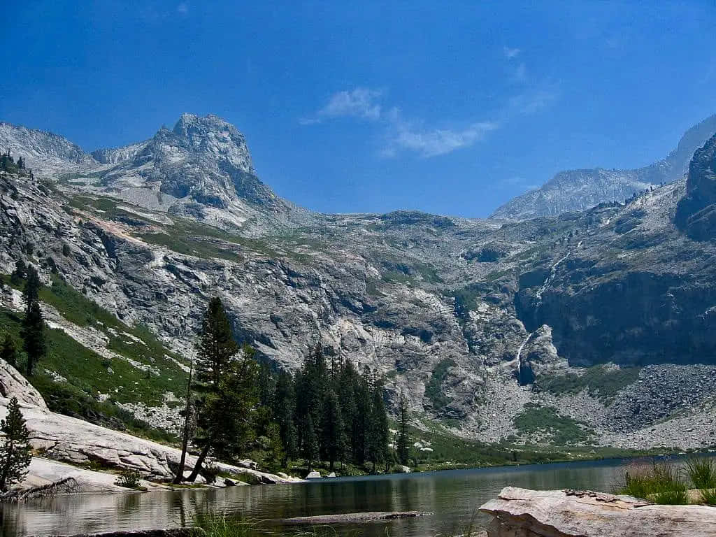 Mountain_ Lake_ Serenity Wallpaper