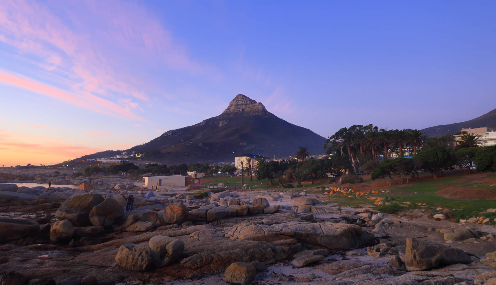 Paisagemde Montanha Em Cape Town. Papel de Parede