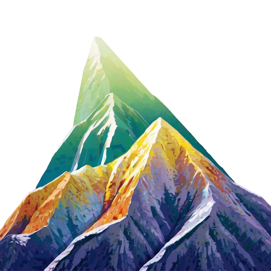 Mountain Peak View Png Qsc88 PNG