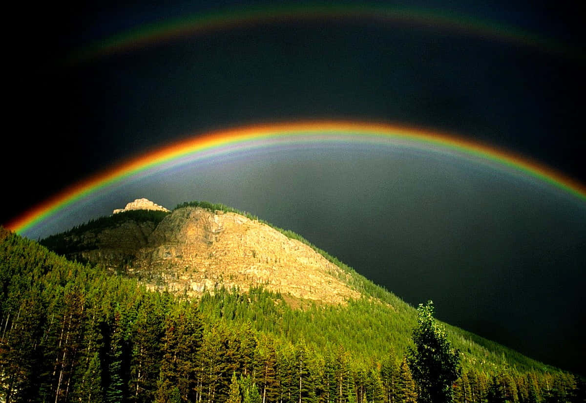 Mountain_ Rainbow_ Arc.jpg Wallpaper