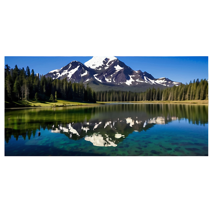 Download Mountain Reflection Lake Png 05032024 | Wallpapers.com