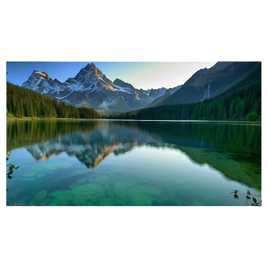 Download Mountain Reflection Lake Png Hyb78 