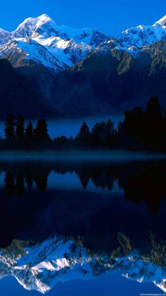 Mountain Reflection Nature Iphone Wallpaper