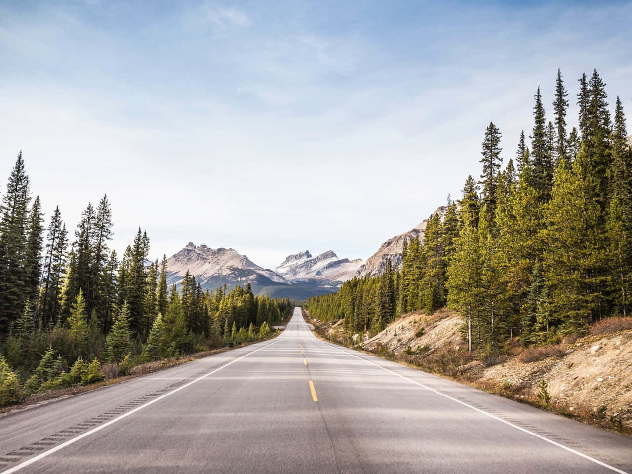 Perjalanan Jalan Gunung, Kanada Wallpaper