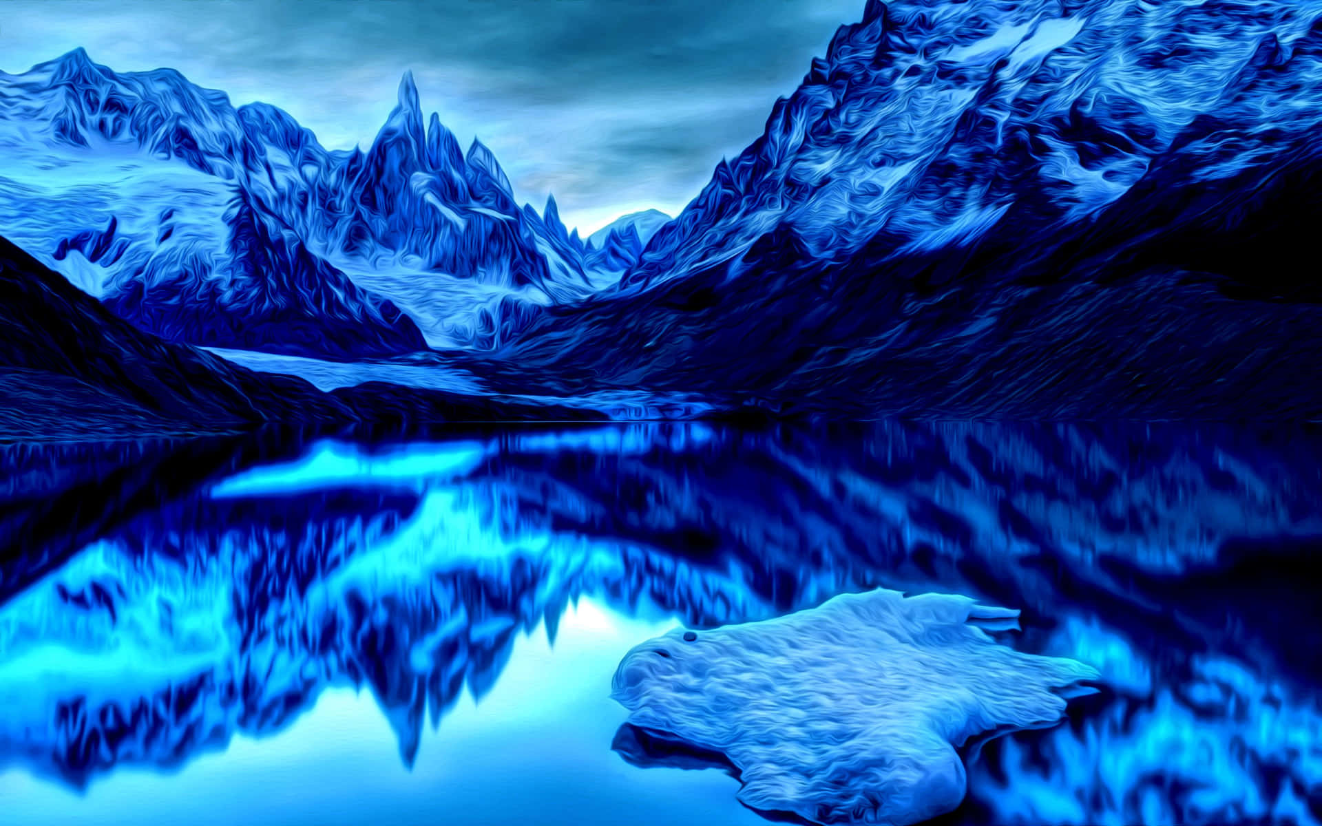 Breathe In the Beauty of a Majestic Mountain Scene Wallpaper