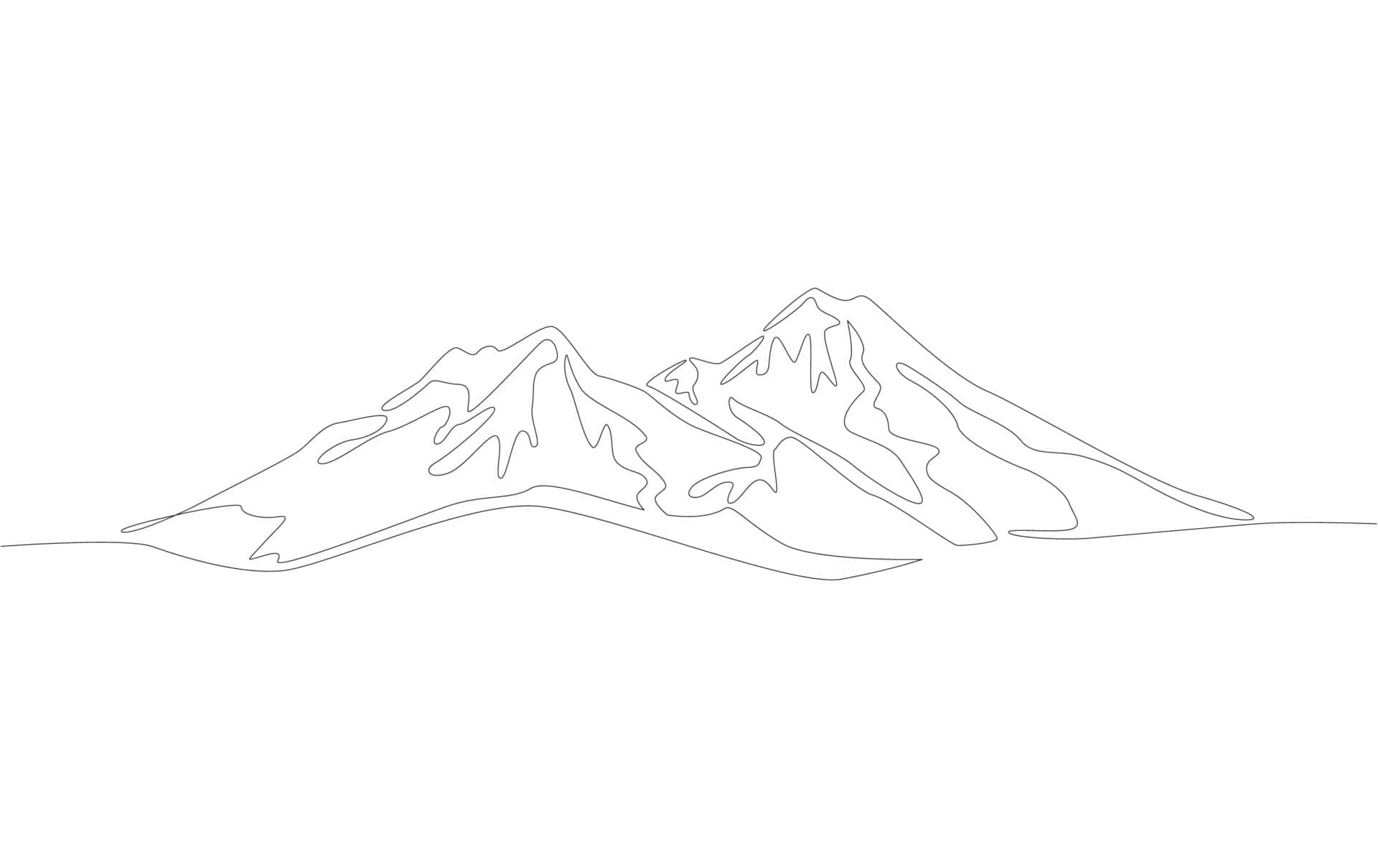 Mountain Sketch Vector Art, Icons, and Graphics for Free Download