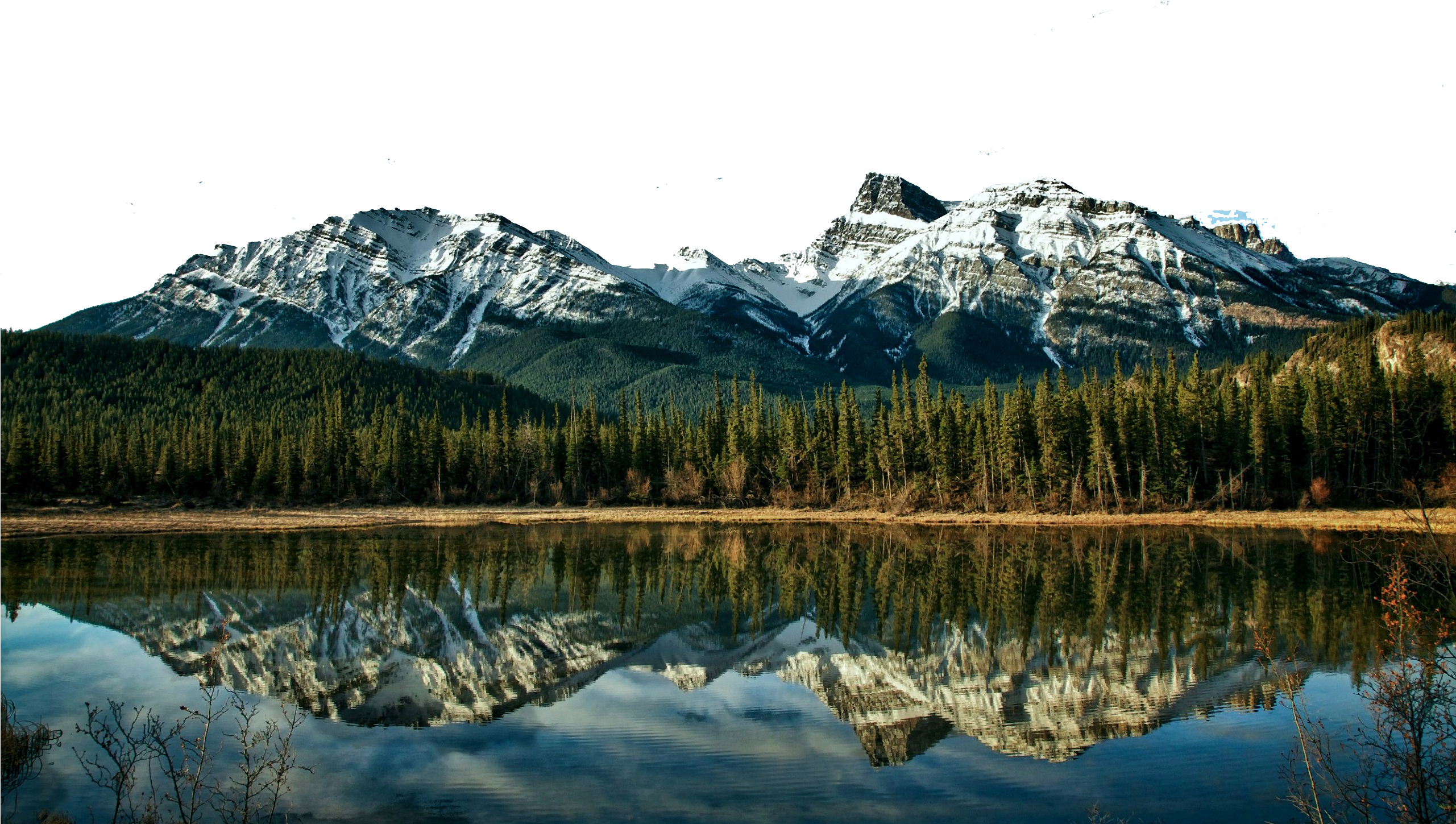 Mountain_ Reflection_ Lake_ Scenery PNG