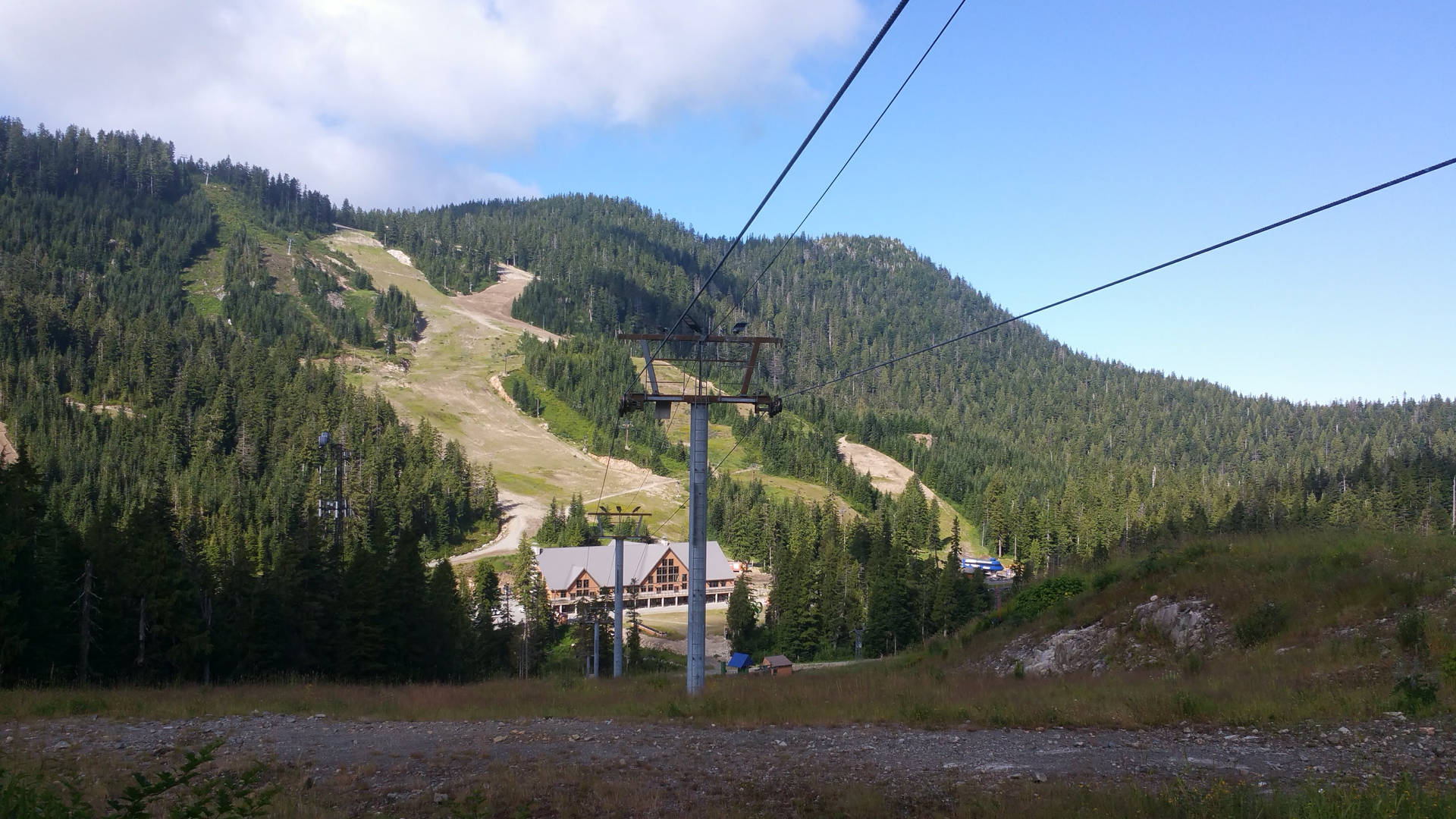 Mountain_ Resort_ Summer_ Ski_ Lifts SVG