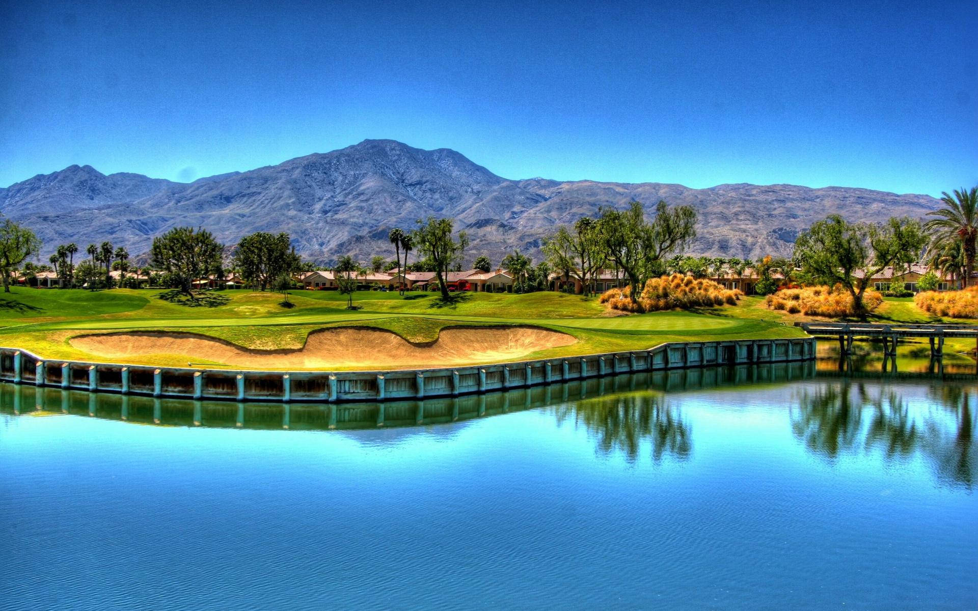 Mountains And Golf Course