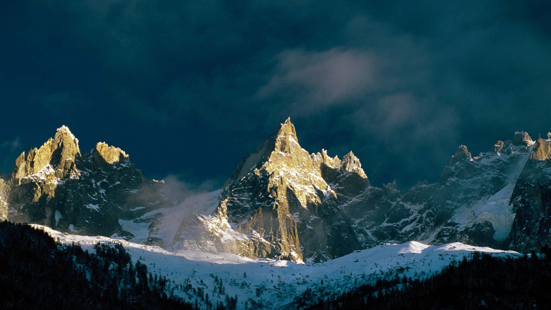 A gorgeous mountain backdrop