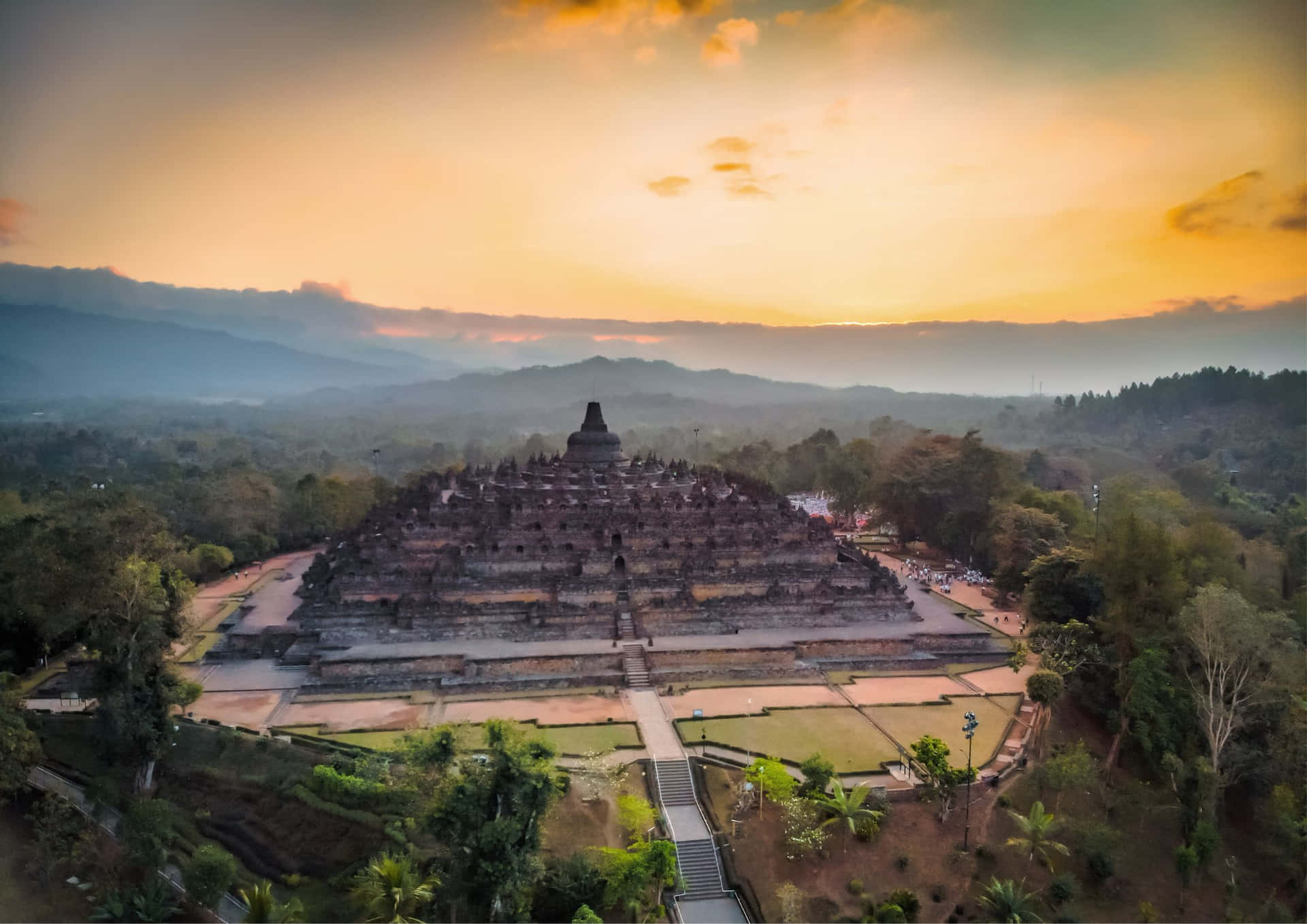 Templo De Borobudur Fondo de pantalla