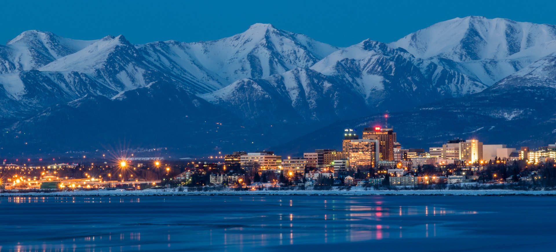 Mountains In Anchorage Wallpaper