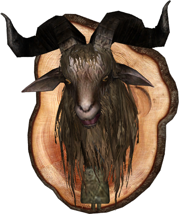 Mounted Goat Head Trophy.png PNG