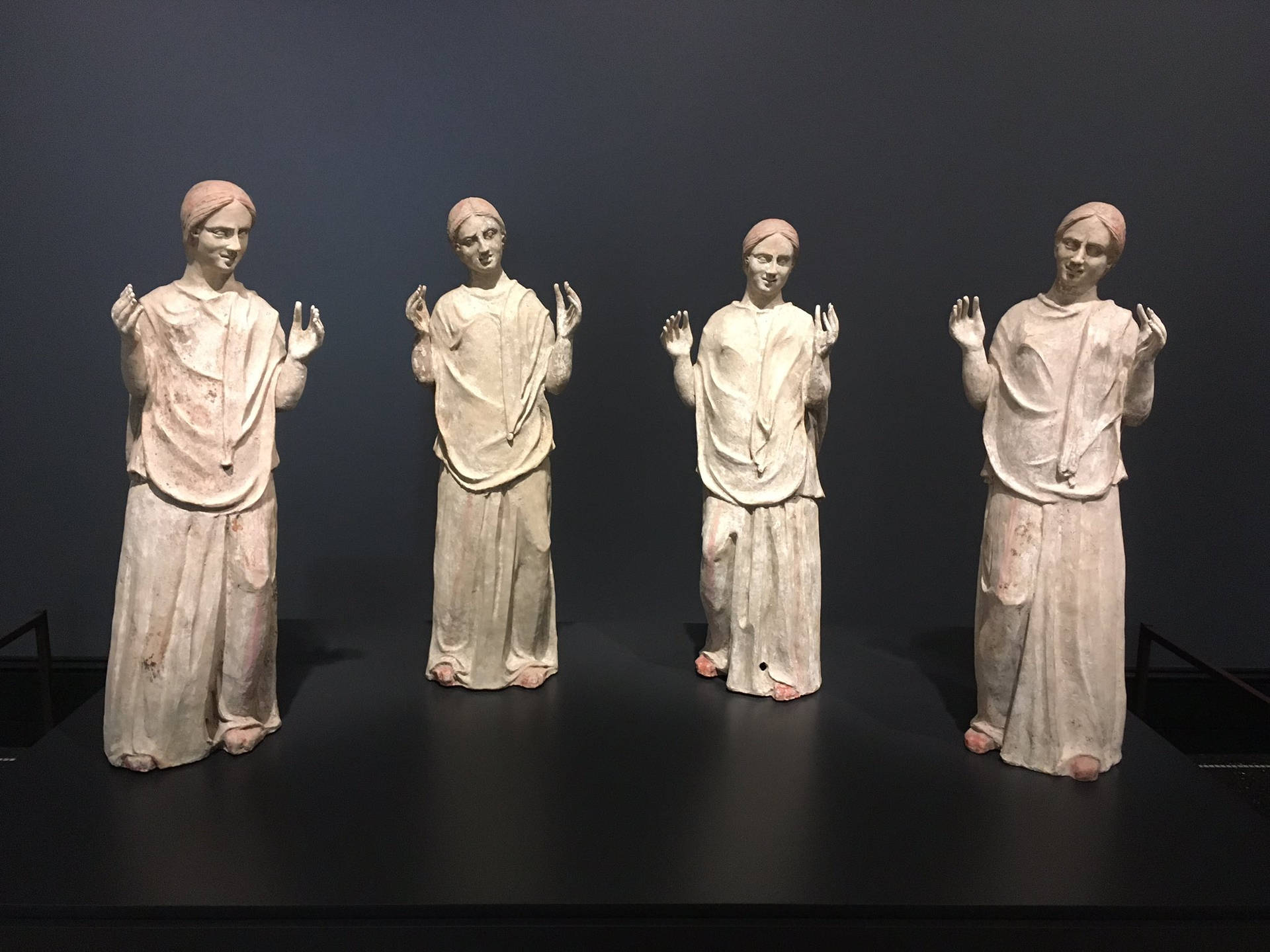 Mourning Women Greek Statue Background