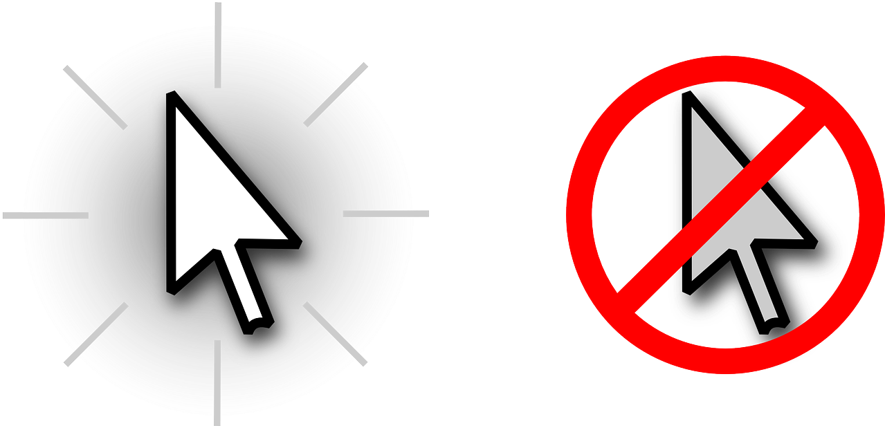 Mouse Pointer Allowedand Prohibited PNG