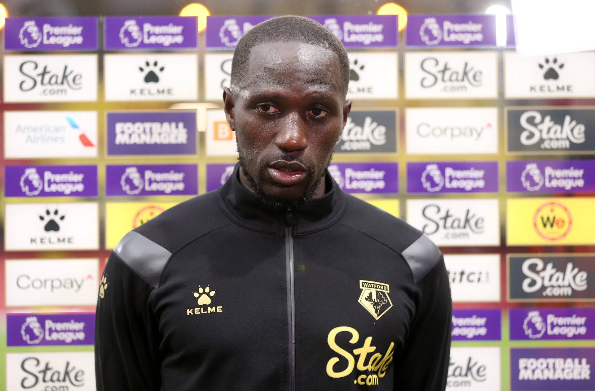 Moussa Sissoko During Press Conference Wallpaper