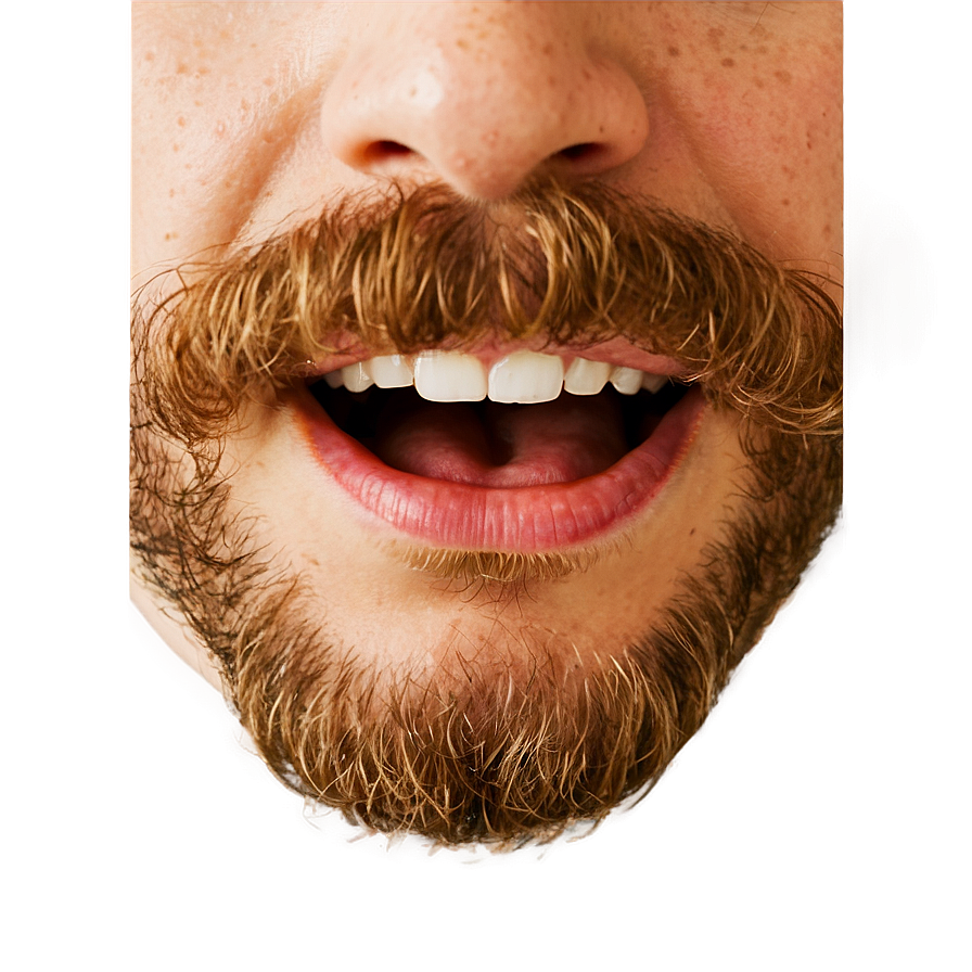 Mouth With Beard Png 05242024 PNG