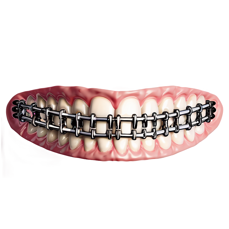 Download Mouth With Braces Png Gpa67 | Wallpapers.com