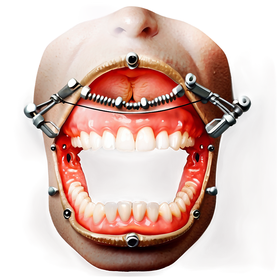 Mouth With Braces Png Xwn PNG