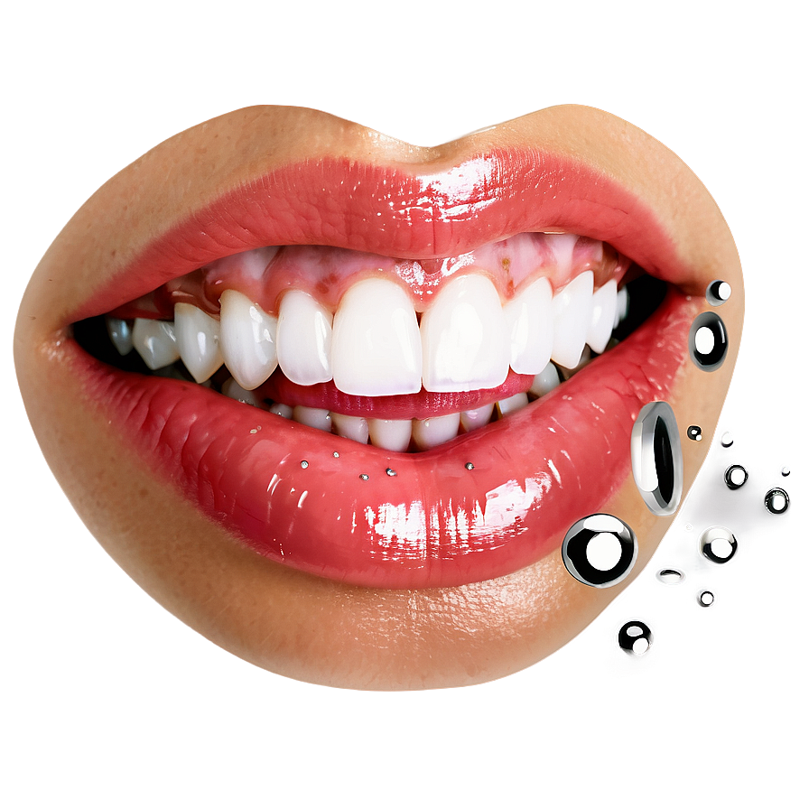 Mouth With Piercing Png 05242024 PNG