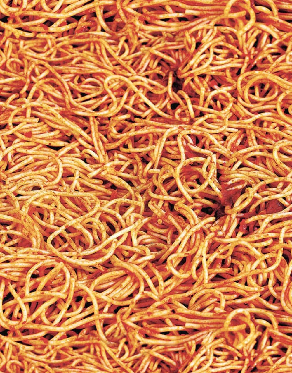 Download Luscious Mouthwatering Spaghetti Platter Wallpaper