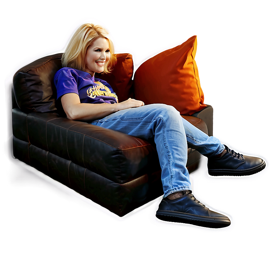 Movie Night Couch Png 05252024 PNG