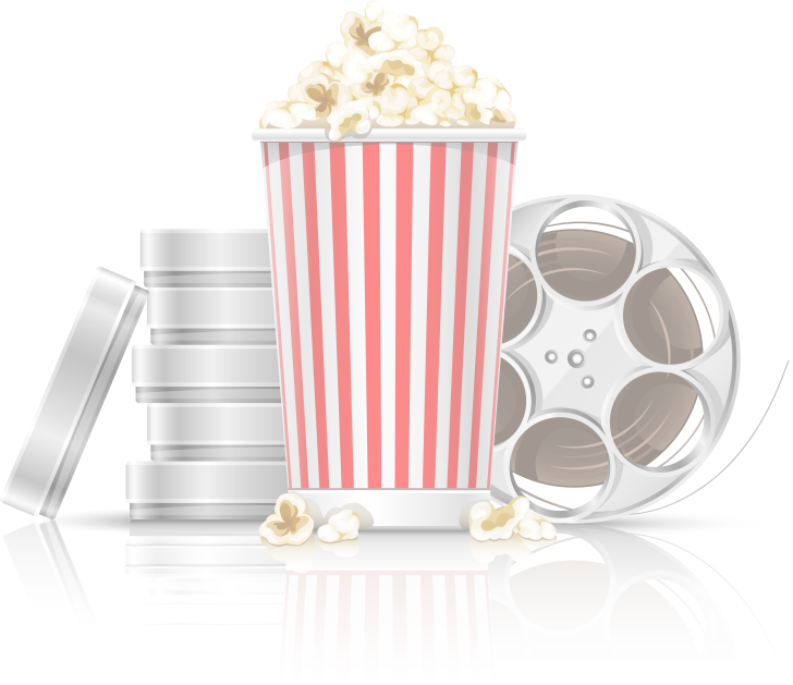 Movie Night Essentials PNG