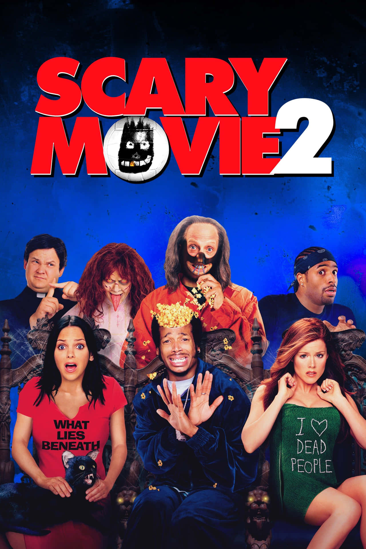 Et skræmmende film 2 plakat med en gruppe af mennesker
