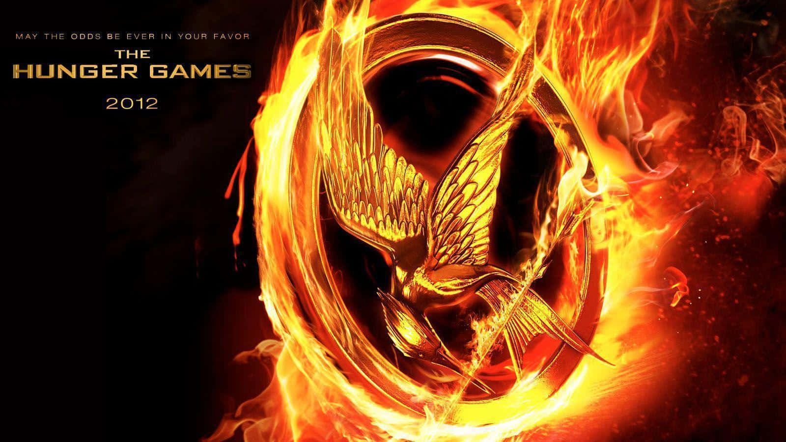 The Hunger Games Poster With A Firebird