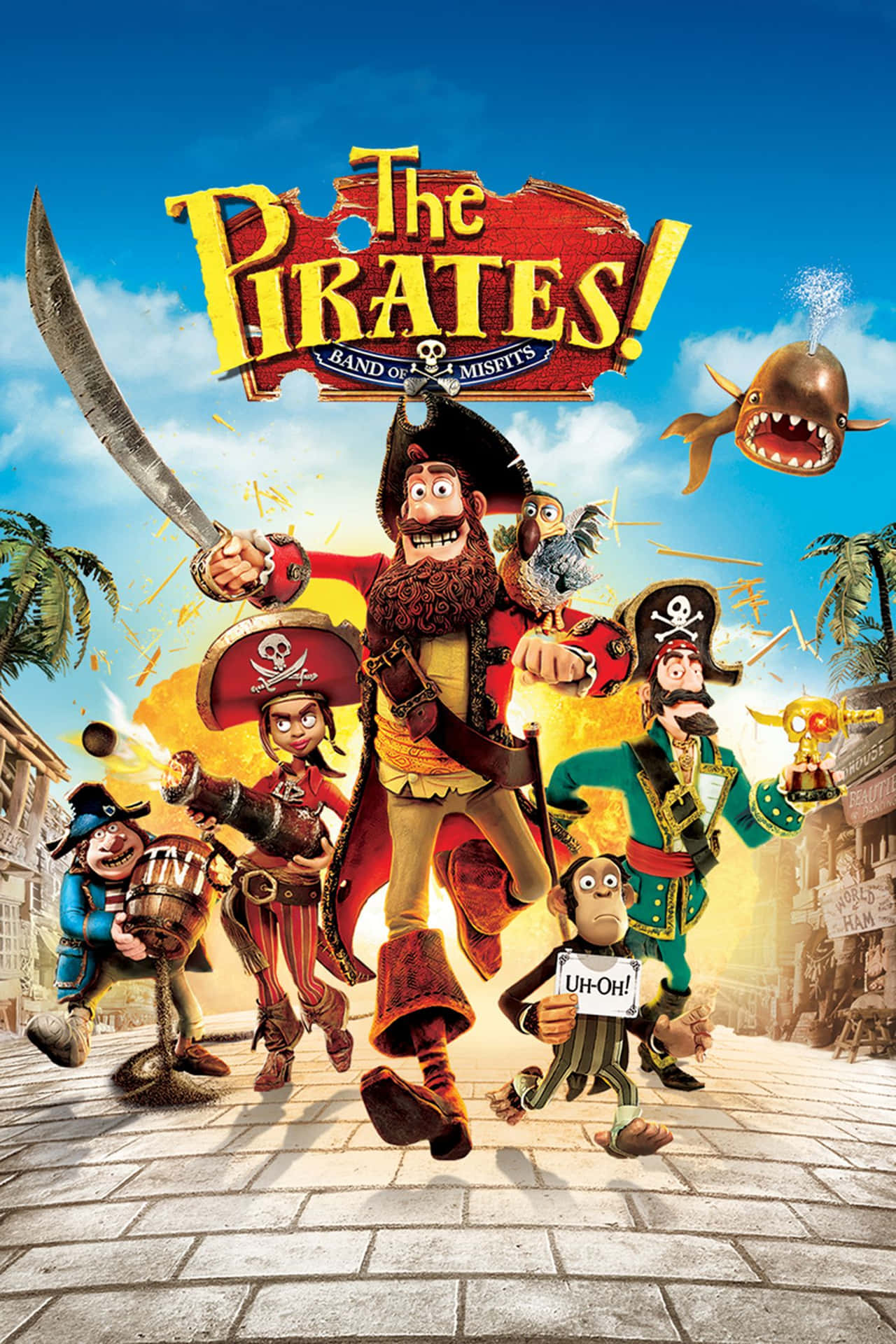 Movie Poster Of The Pirates Band Of Misfits Wallpaper
