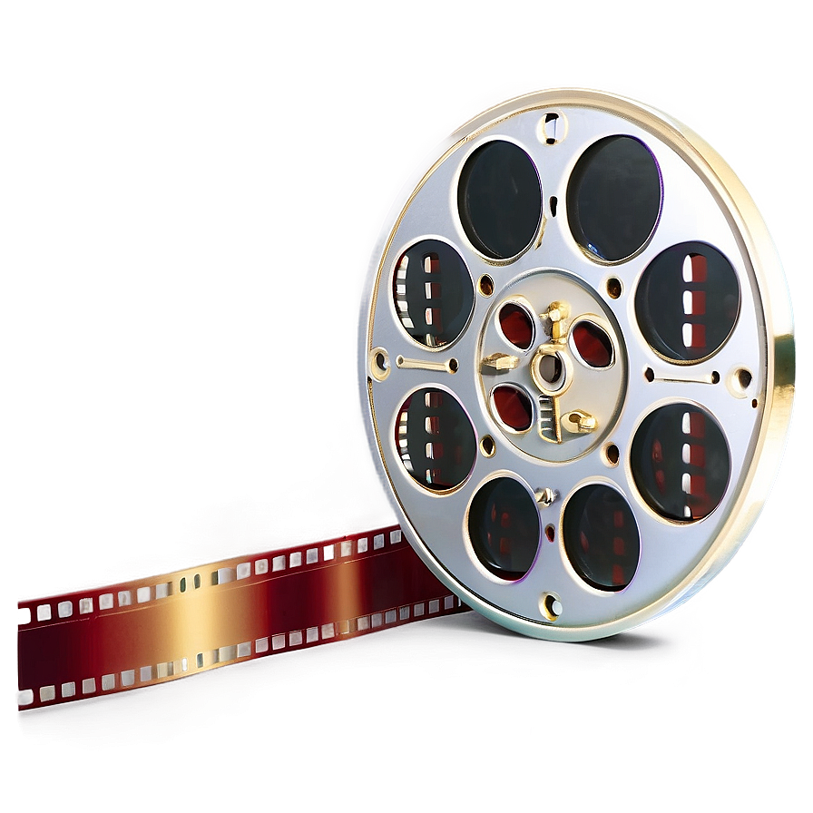 Movie Reel And Camera Png 06212024 PNG