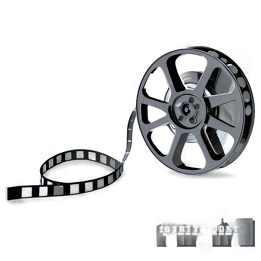 Movie Reel On Projector Png 06212024 PNG