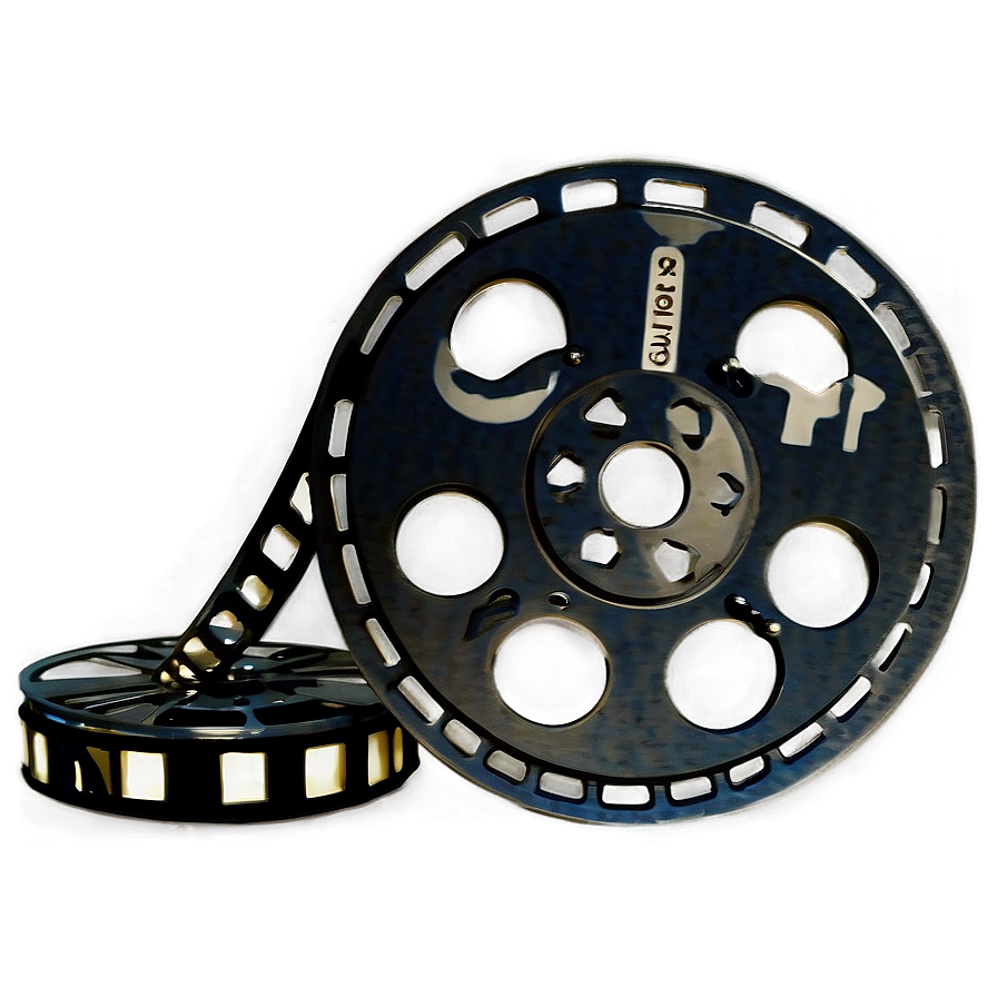 Movie Reel With Play Button Png 06212024 PNG