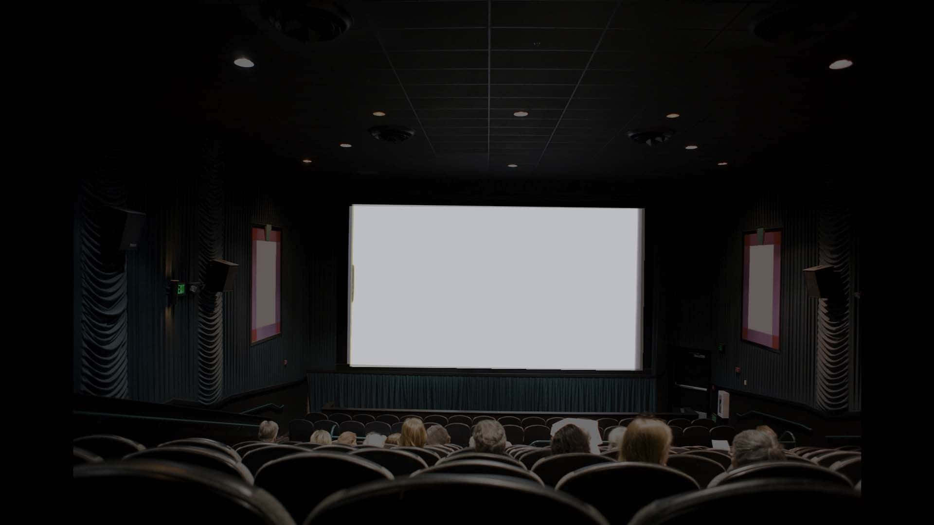 Entertainment Black And White Movie Theater Background