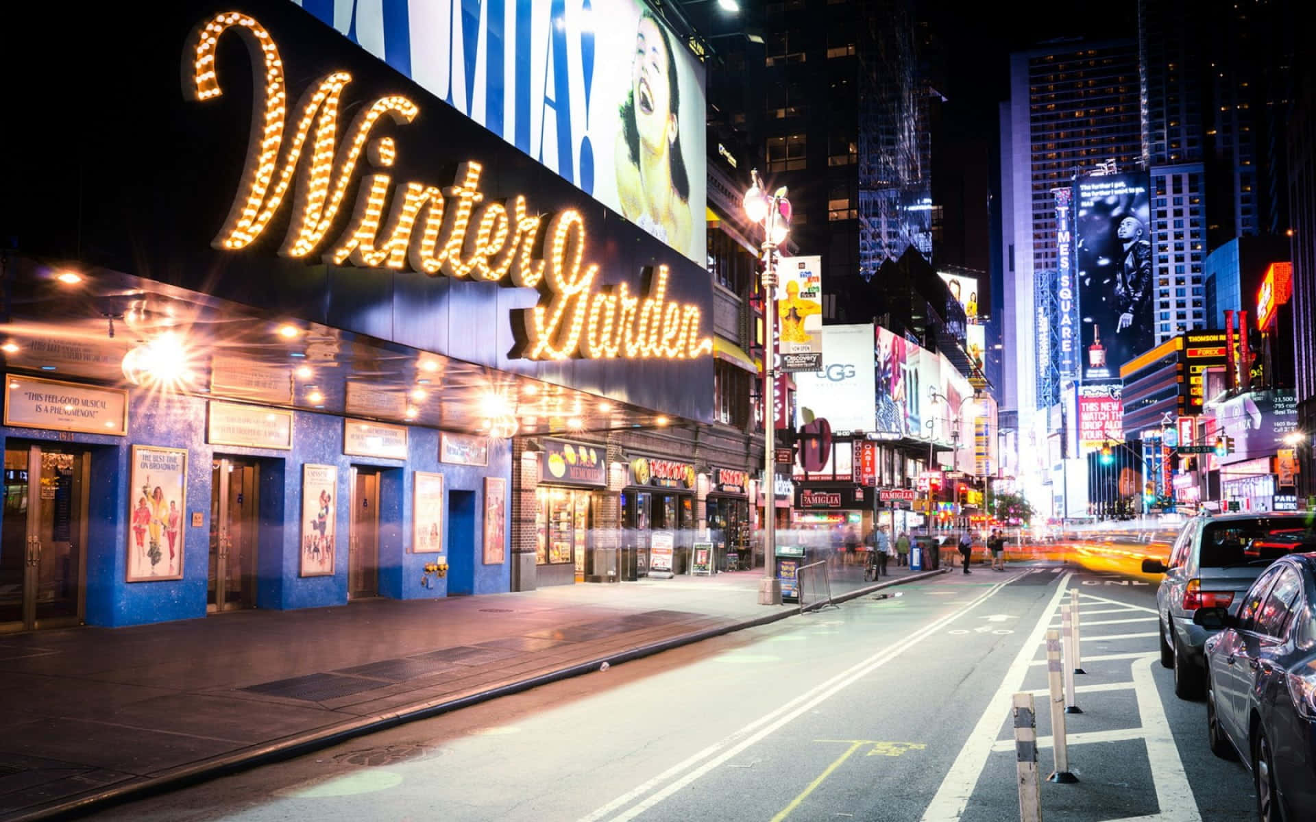 Winter Garden Theatre New York Movie Theater Background