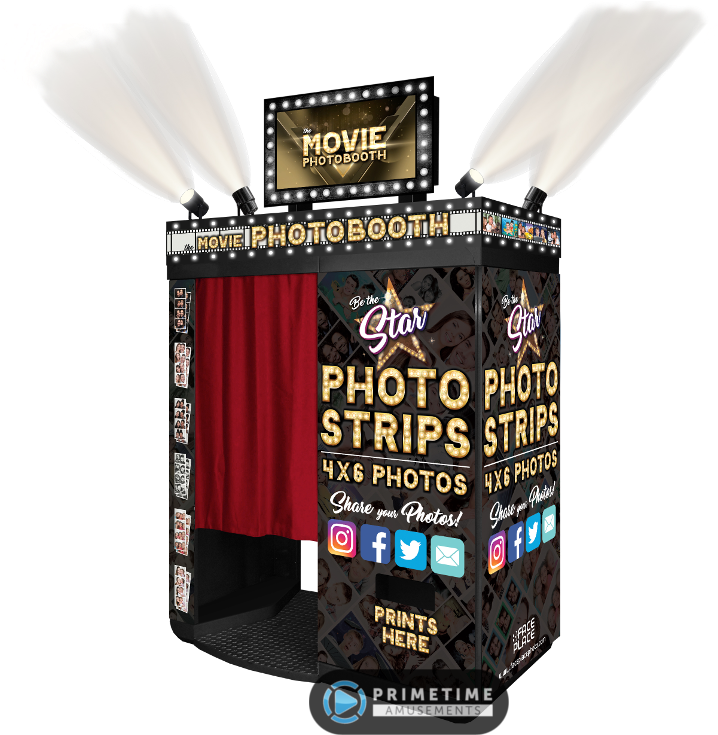 Movie Theme Photobooth Design PNG