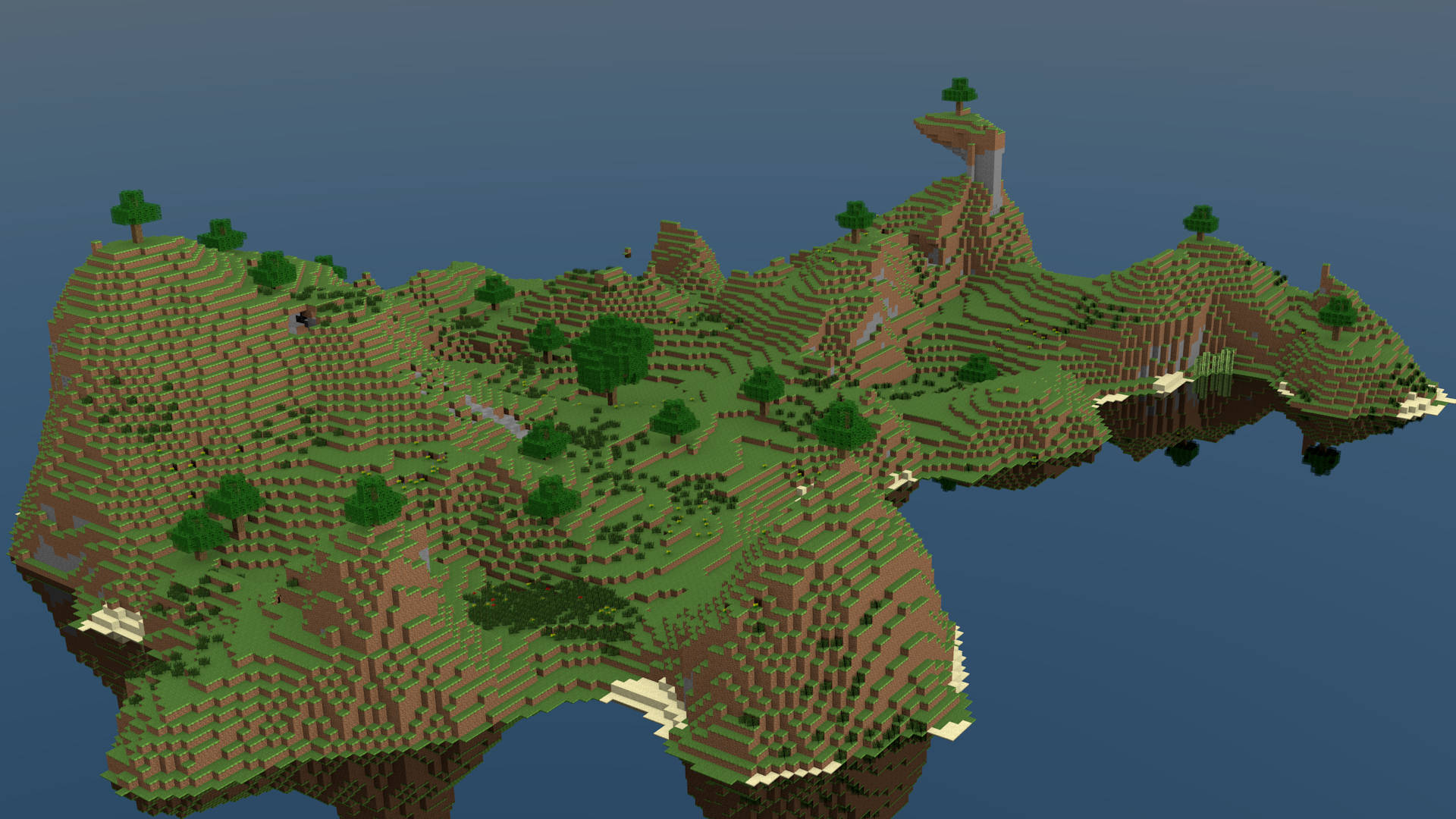 Moving Minecraft Custom World Background
