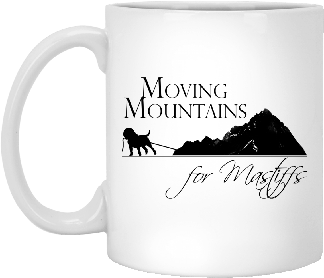 Moving Mountains Mastiff Coffee Mug PNG