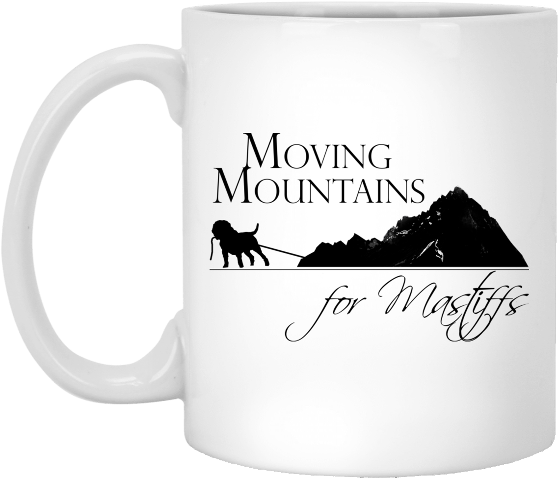 Download Moving Mountains Mastiff Coffee Mug | Wallpapers.com